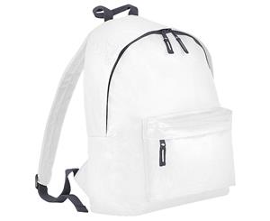 Bagbase Fashion Backpack / Rucksack (18 Litres) (Pack Of 2) (White/Graphite) - BC4176