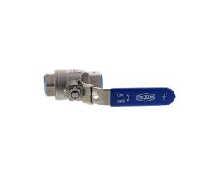 Ball Valve Stainless Steel Lockable Two Piece 1/2 Inch Plumbing Water Irrigation