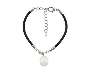 Barcs Freshwater Pearl Bracelet With Silver-Coloured Accents