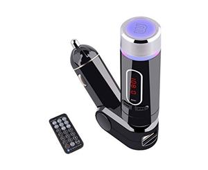 Bluetooth Fm Transmitter Handsfree Car Kit Mp3 Tf Card Usb Remote Fm-28B