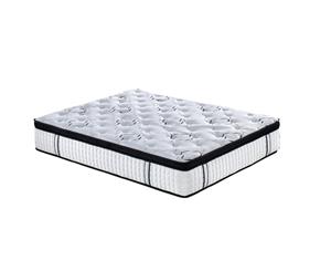 Breeze Luxury Natural Latex Mattress 7 Zone Euro Top Pocket Spring 34cm