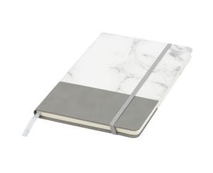 Bullet Two Tone A5 Marble Notebook (Grey) - PF2180