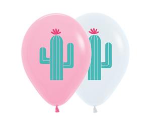 Cactus Fash 30cm Latex Balloons Ink 50pk