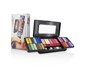 Cameleon MakeUp Kit Deluxe G2215 (24x Eyeshadow 3x Blusher 2x Pressed Powder 5x Lipgloss 2x Applicator) -