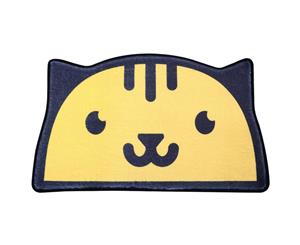 Cartoon Cat Semicircle Doormat Mat (50cm x 80cm )