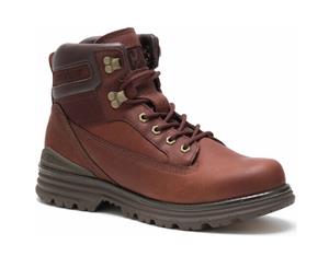 Caterpillar Men's Baseplate Boots CAT Leather Shoes - Gingerbread