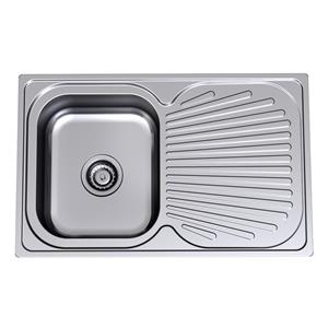 Clark Single Left Hand Bowl Vital Sink With 1 Tap Hole