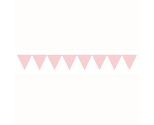 Classic Pink with Dots Flag Banner