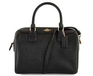 Coach Crossgrain Mini Bennett Satchel - Black