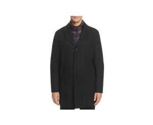 Cole Haan Mens Winter Wool Blend Car Coat