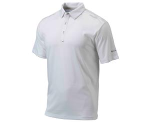 Columbia Golf Omni-Wick Printed Dot Polo - White - Mens