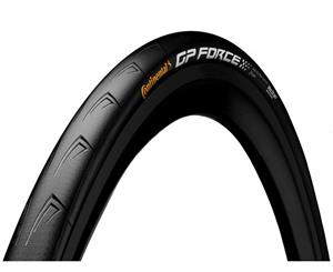 Continental Grand Prix Force Folding Clincher Tyre - 700 x 25mm - Black - Black