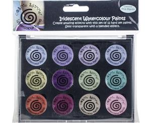 Cosmic Shimmer Iridescent Watercolor Palette Set 9-Frosted & Chic