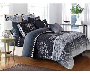 Costa Quilt/Doona/Duvet Cover Set (Queen/King/Super King Size Bed)