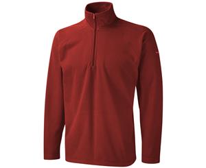 Craghoppers Mens Basecamp Microfleece Fz Half Zip Fleece Top (Red) - RW366