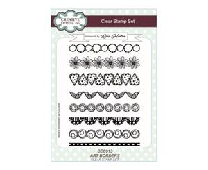 Creative Expressions - Art Borders A5 Clear Stamp Set