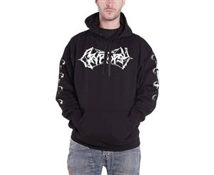 Cryptopsy Hoodie Extreme Music Band Logo Official Mens Pullover - Black