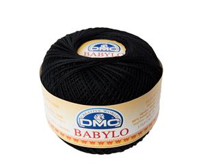 DMC Babylo 10 Crochet Cotton 50g Ball 310 Black