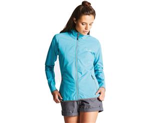 Dare 2b Womens/Ladies Centra Water Repellent Softshell Jacket Coat - Sea Breeze