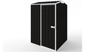 EasyShed S1515 Tall Gable Roof Garden Shed - Ebony