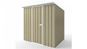 EasyShed S2319 Skillion Roof Garden Shed - Wheat