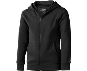 Elevate Childrens/Kids Arora Hooded Full Zip Kids Sweater (Anthracite) - PF1852