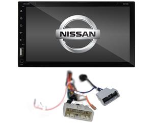 Elinz Nissan 7" In Dash Car DVD Player 2 DIN Android 9 GPS WiFi Reversing Camera T2