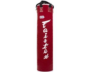 FAIRTEX-[[UNFILLED]] 4FT Syntek Leather Muay Thai MMA Punch Bag - Red