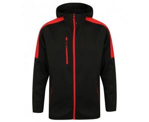 Finden & Hales Childrens/Kids Boys Active Soft Shell Jacket (Black/Red) - PC3080