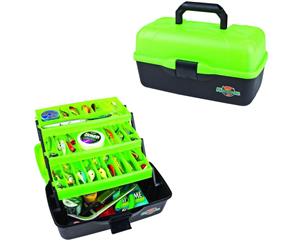 Flambeau 6183TD Frost Series Green 3 Tray Fishing Tackle Box