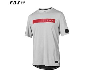 Fox Ranger DriRelease Bar SS MTB Jersey - Steel Grey