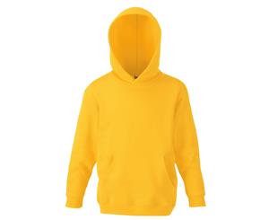 Fruit Of The Loom Kids Unisex Classic 80/20 Hoodie (Sunflower) - RW4838