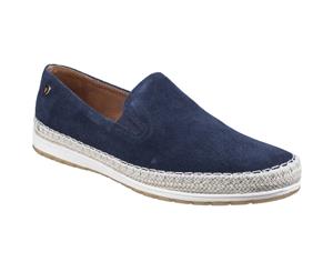 Gabicci Mens Ryder Espadrille Suede Slip On Casual Shoes - Navy