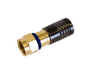 Gold 'F' Compression Plug To Suit RG59