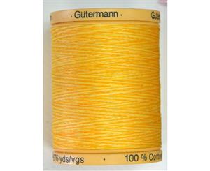 Gutermann Natural Cotton Thread 800m (875yds) #9918 Sunrise / Sun