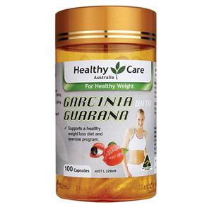 Healthy Care Garcinia with Guarana 100 Capsules