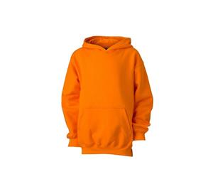 James And Nicholson Childrens/Kids Hooded Sweatshirt (Orange) - FU485