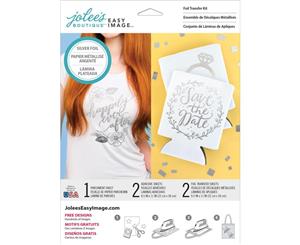 Jolees Boutique Easy Image Foil Transfer Kit Silver