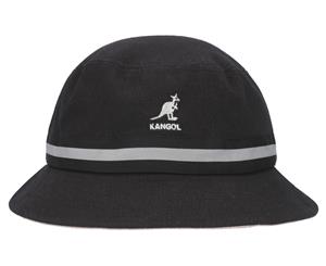 Kangol Stripe Lahinch Bucket Hat - Black