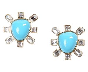 Kenneth Jay Lane Stud Earrings - Turquoise