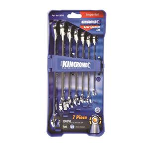 Kincrome 7 Piece Imperial Geared Spanner Set