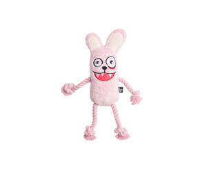 La Doggie Vita Psycho Bunny Plush Rope Dog Toy