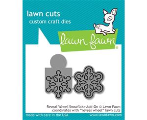 Lawn Fawn Cuts Reveal Wheel Snowflake Add-On Die LF1794