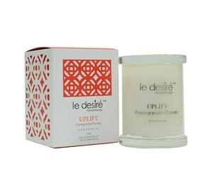 Le Desire Aromatherapy Soy Candle Uplift Pomegranate Pomelo