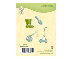 Leane Creatief Clear Stamps - Garden Tools