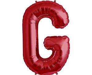 Letter G Red Megaloon 86cm Foil Balloon