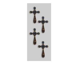 Little B Mini Stickers - Gold Crosses