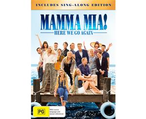 Mamma Mia Here We Go Again with Digital Download DVD Region 4