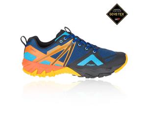 Merrell Womens MQM Flex GORE-TEX Walking Shoes Sneakers Blue Orange Yellow