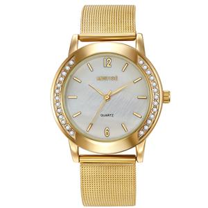 Mestige Women's 39.5mm The Antoine In Gold w/ Crystals From Swarovski Watch